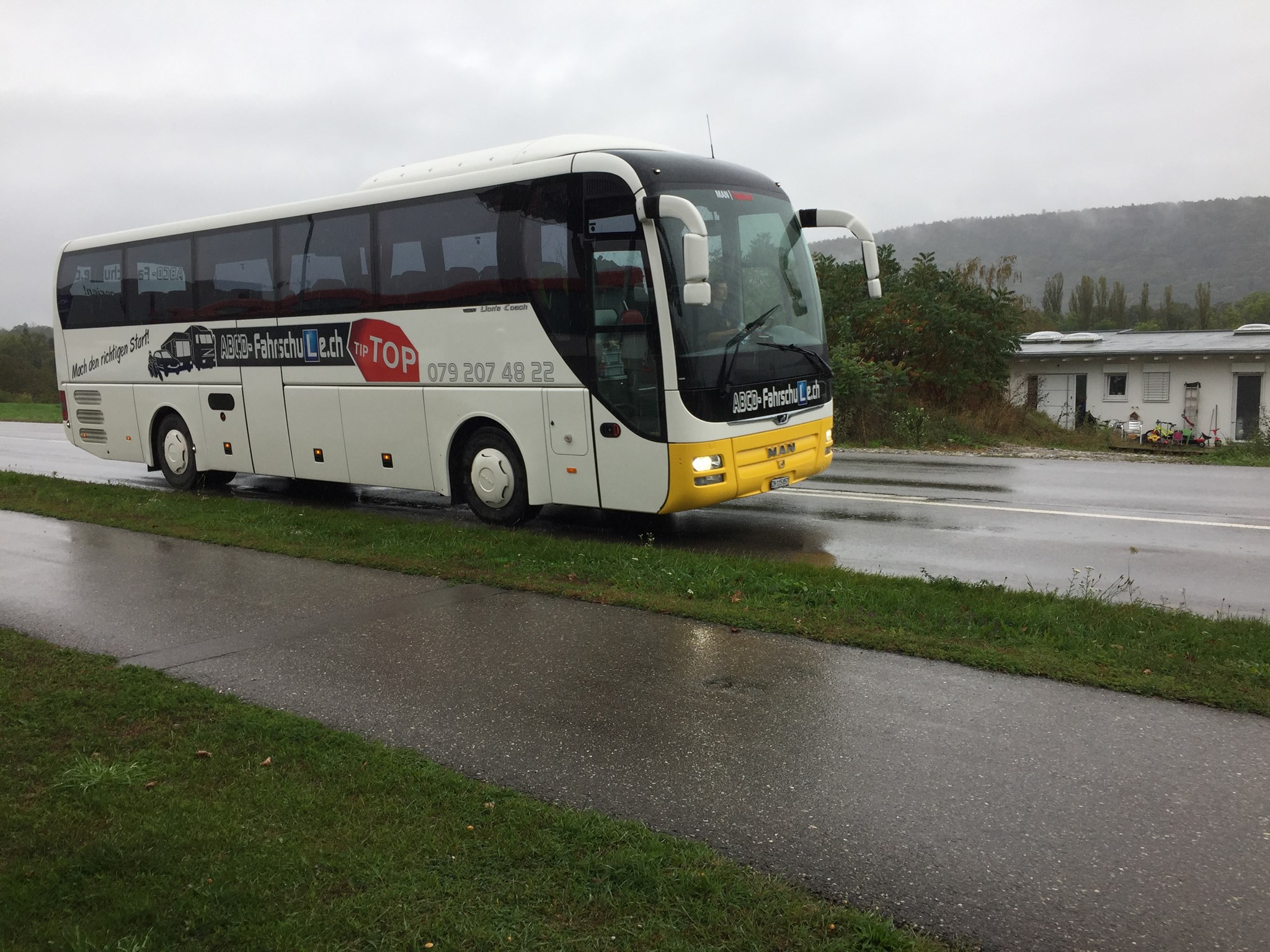  Kontrollfahrt für Reisebus Fahrschule in Winterthur ABCD Fahrschule Winterthur